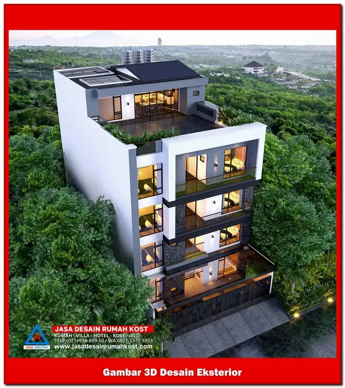 Jasa Desain Rumah Kost di Cikiwul Bekasi