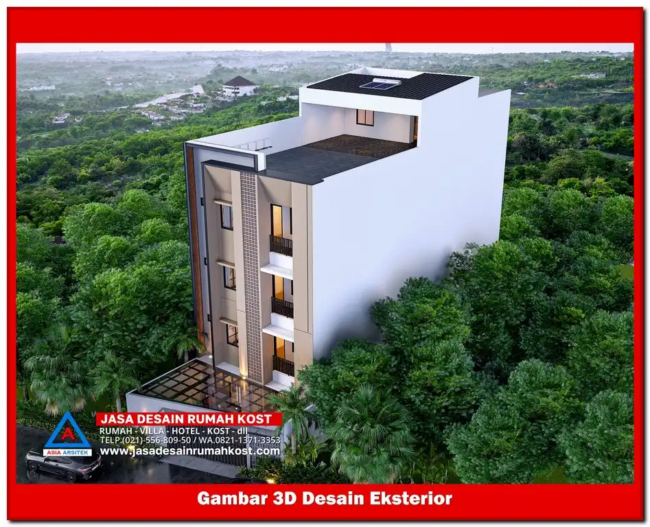 Jasa Desain Rumah Kost di Harapan Baru Bekasi