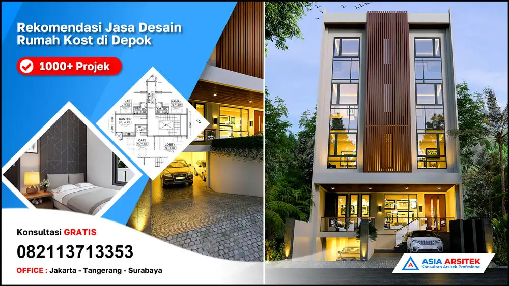 cover Rekomendasi Jasa Desain Rumah Kost di Depok