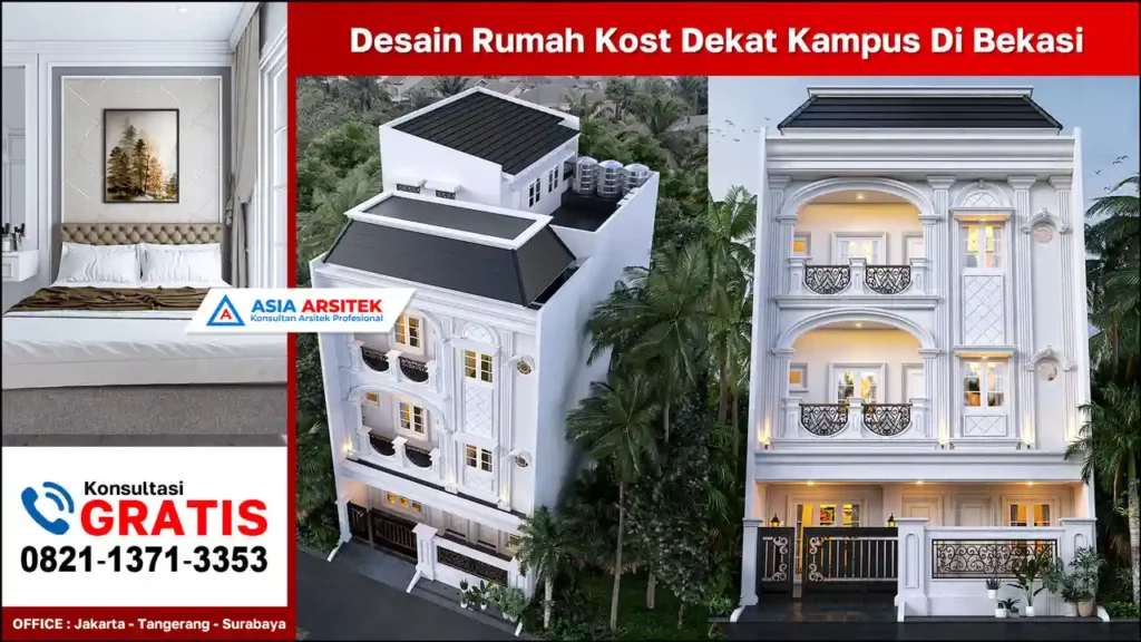 Desain Rumah Kost Dekat Kampus Di Bekasi