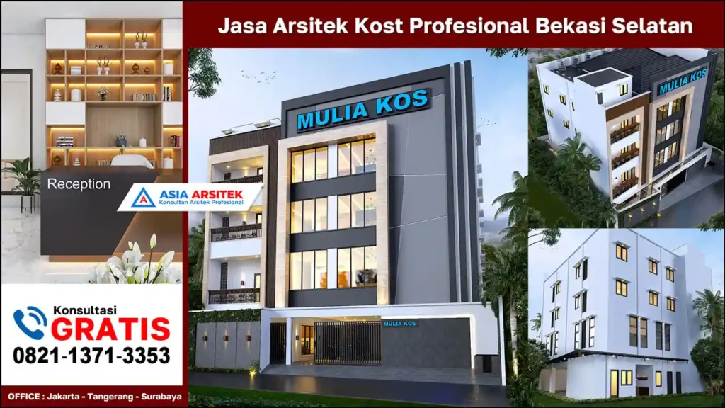 Jasa Arsitek Kost Profesional Bekasi Selatan