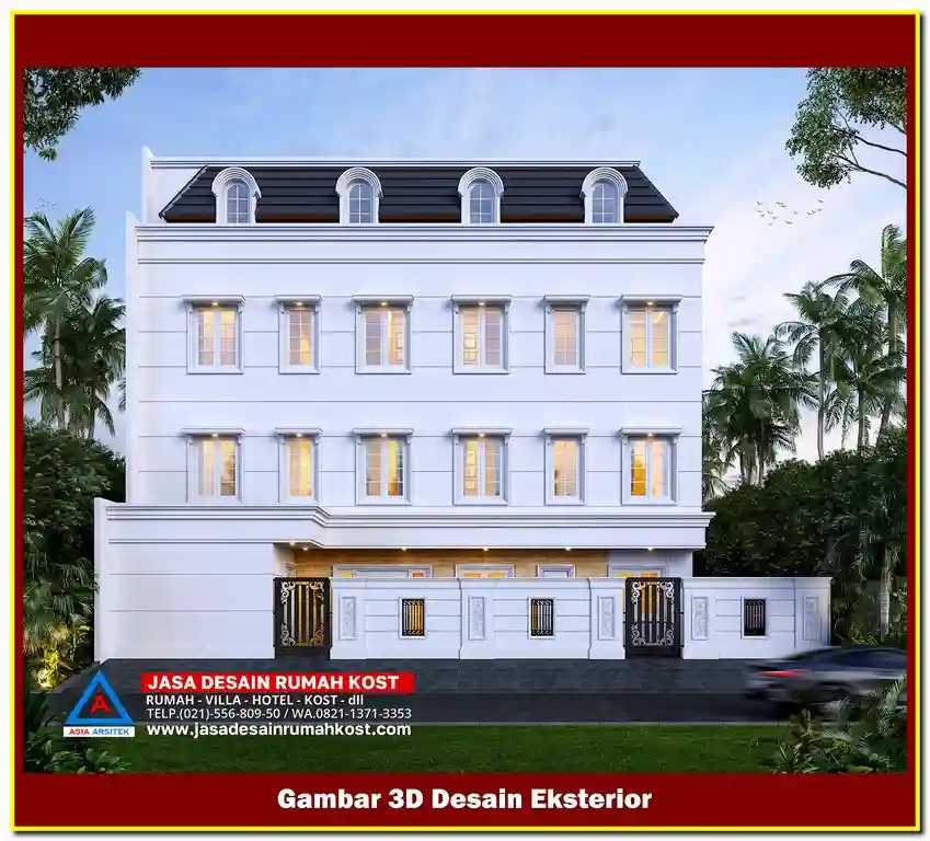 Jasa Desain Kost Modern Area Tambun Bekasi