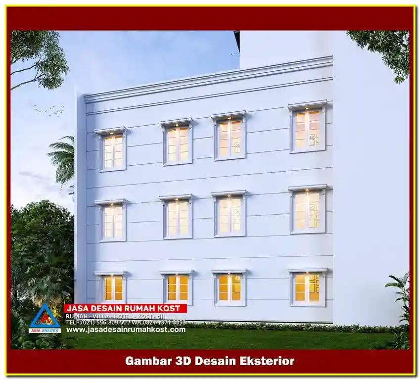 Jasa Desain Kost Modern Area Tambun Bekasi