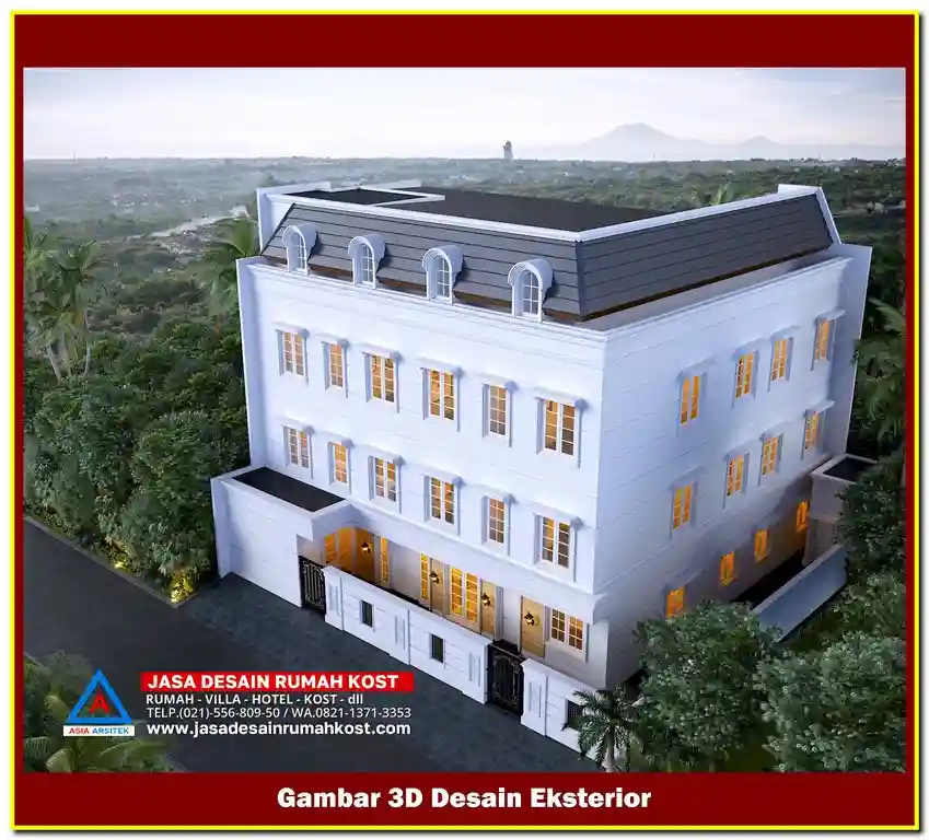 Jasa Desain Kost Modern Area Tambun Bekasi