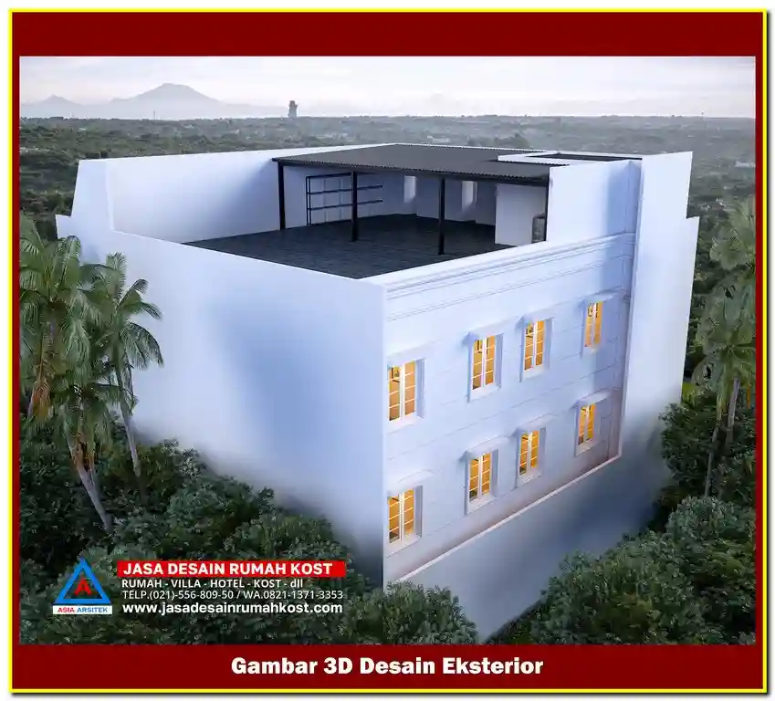 Jasa Desain Kost Modern Area Tambun Bekasi