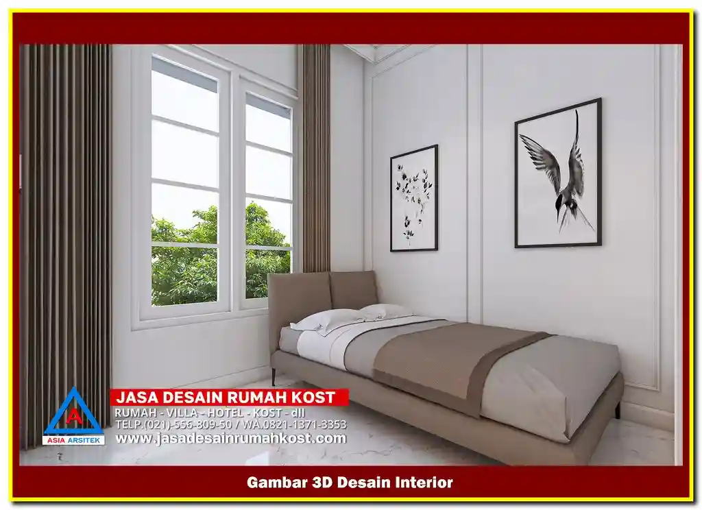 Jasa Desain Kost Modern Area Tambun Bekasi