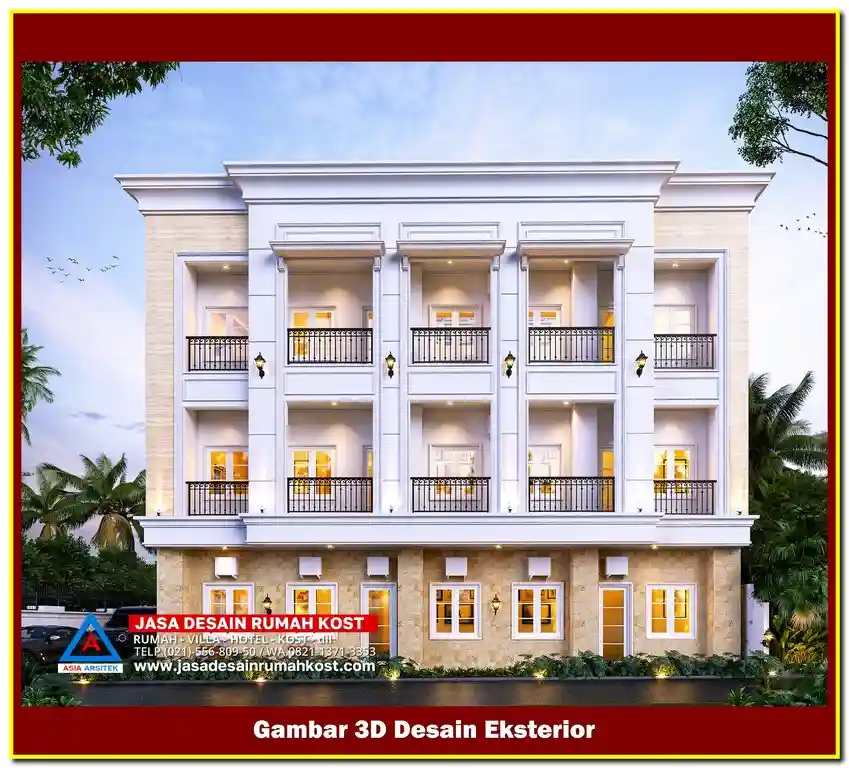 Jasa Desain Rumah Kost Bekasi Barat Murah