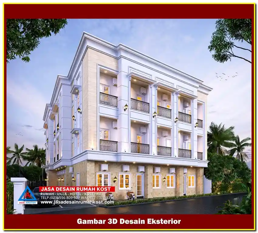 Jasa Desain Rumah Kost Bekasi Barat Murah