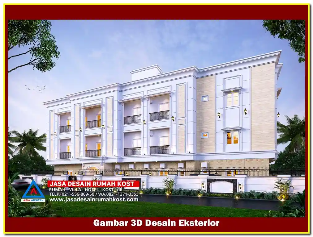Jasa Desain Rumah Kost Bekasi Barat Murah