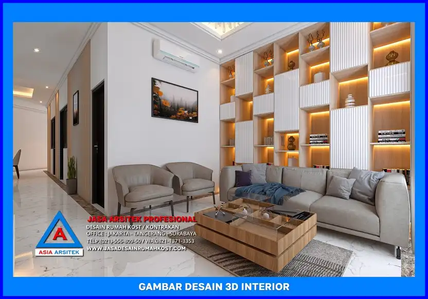 lobby Jasa Desain Rumah Kost Berkualitas Tinggi di Depok