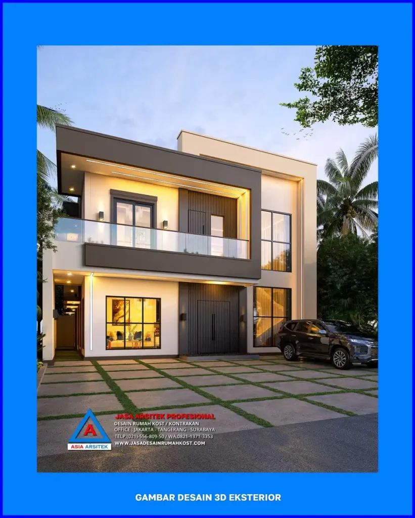 area parkir Jasa Desain Rumah Kost Dengan Garansi di Depok