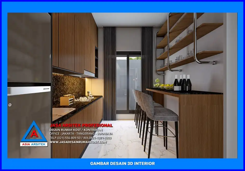 pantry Jasa Desain Rumah Kost Dengan Garansi di Depok