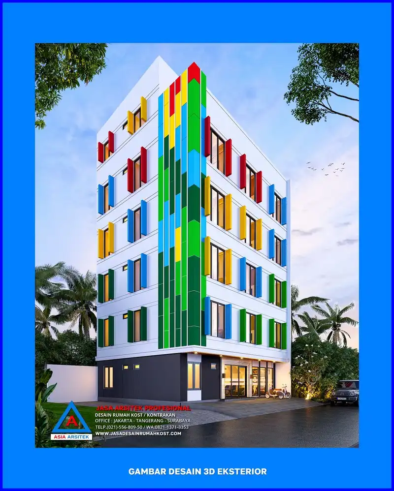 tampak hook Jasa Desain Rumah Kost Dengan Konsep Unik di Depok