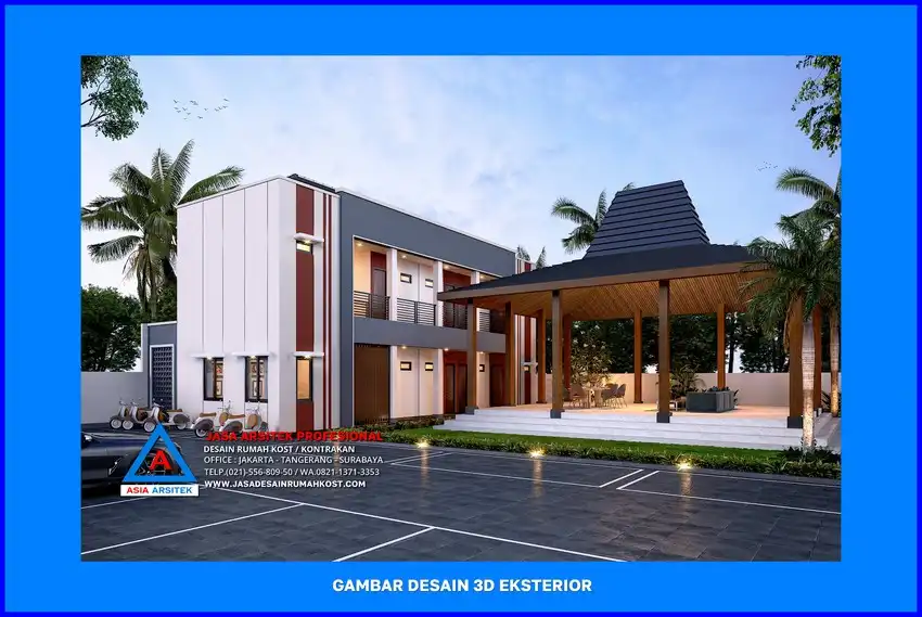 tamnpak depan Jasa Desain Rumah Kost Dengan Konsultasi Gratis di Depok