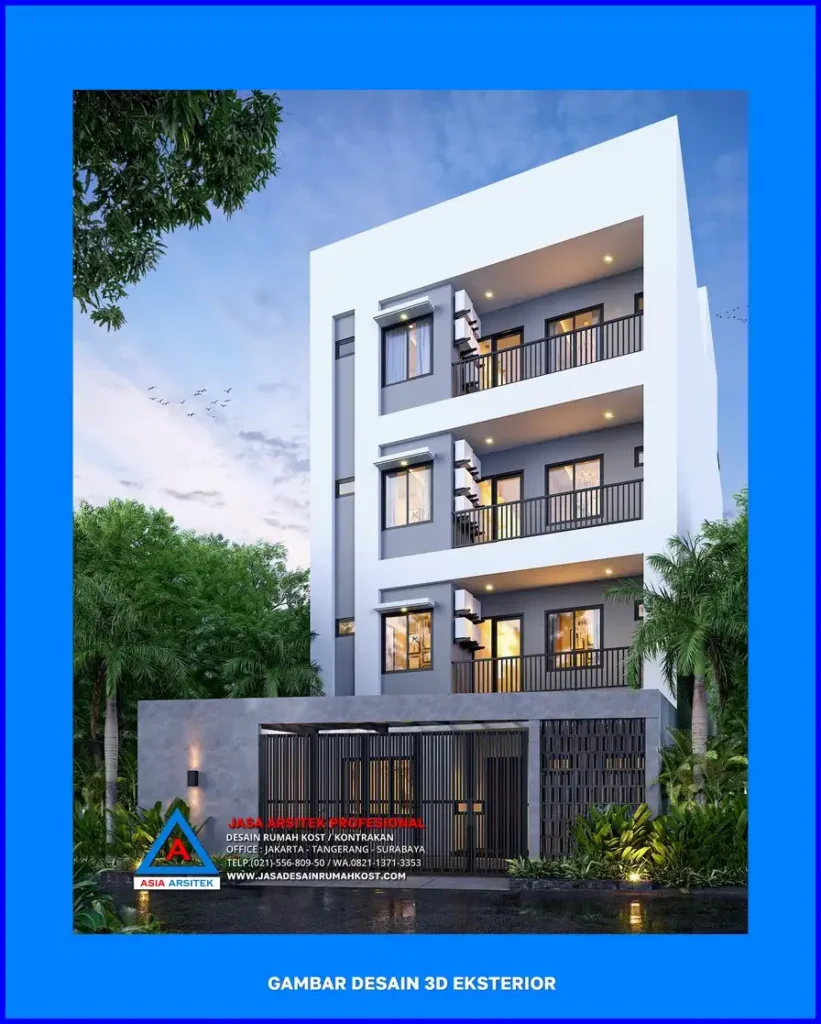 teras Jasa Desain Rumah Kost Dengan Material Terbaik di Depok