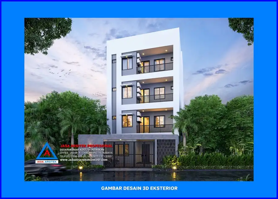 pagar rumah kost Jasa Desain Rumah Kost Dengan Material Terbaik di Depok