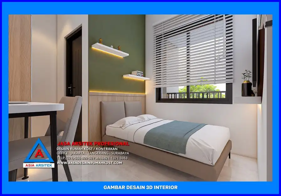 kamar kost Jasa Desain Rumah Kost Dengan Material Terbaik di Depok