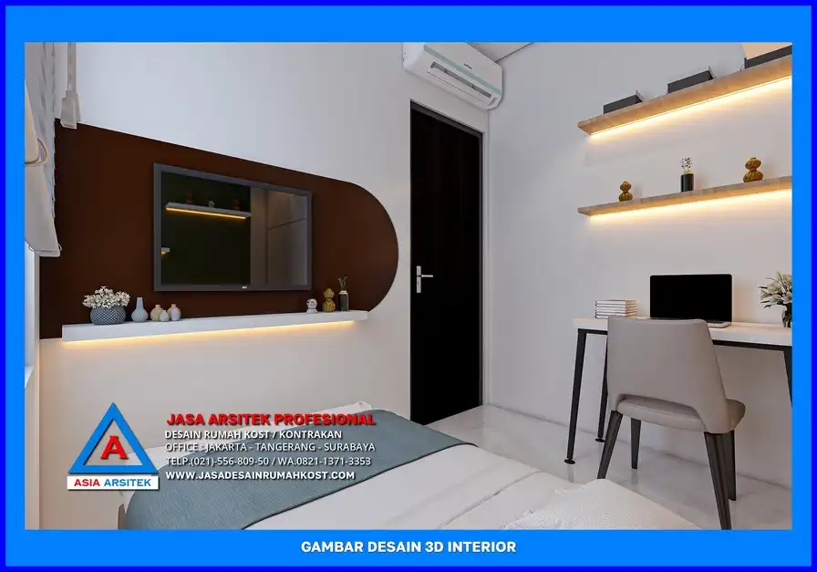 meja belajar Jasa Desain Rumah Kost Dengan Material Terbaik di Depok