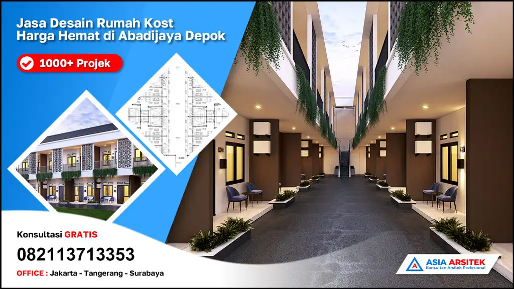 header Jasa Desain Rumah Kost Harga Hemat di Abadijaya Depok