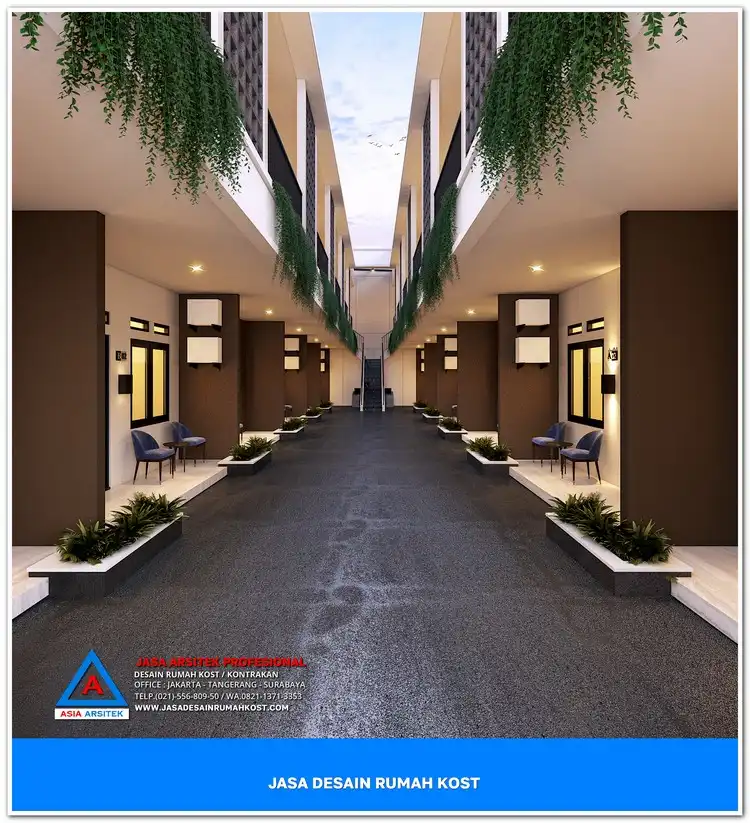 teras Jasa Desain Rumah Kost Harga Hemat di Abadijaya Depok