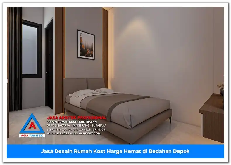 kamar kost Jasa Desain Rumah Kost Harga Hemat di Bedahan Depok