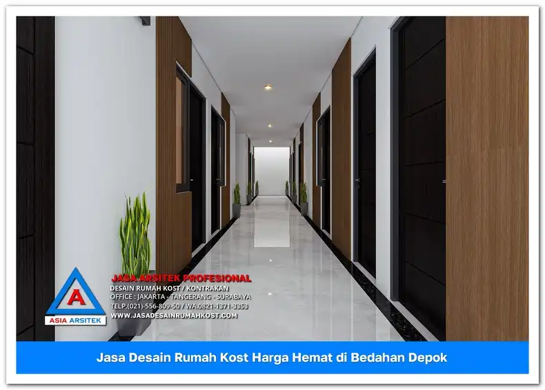 selasar Jasa Desain Rumah Kost Harga Hemat di Bedahan Depok