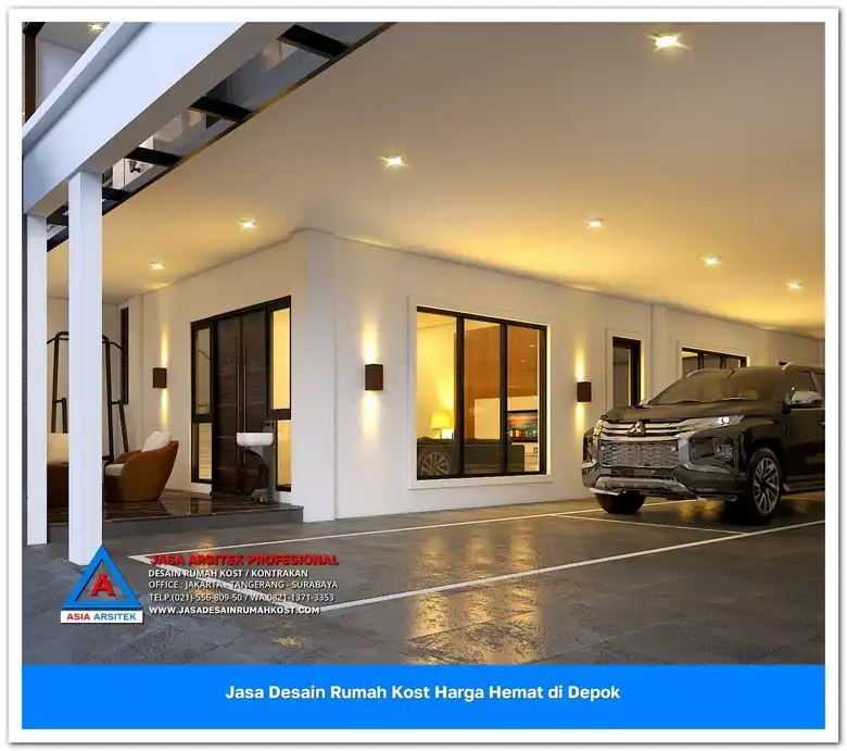 Jasa Desain Rumah Kost Harga Hemat di Bojongsari Depok