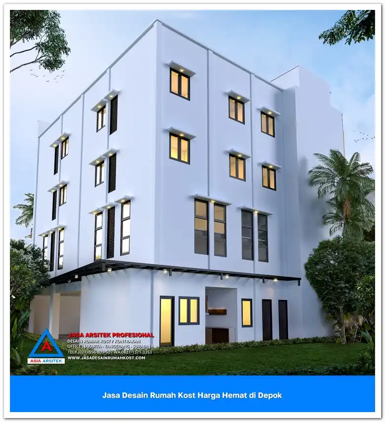 Jasa Desain Rumah Kost Harga Hemat di Bojongsari Depok
