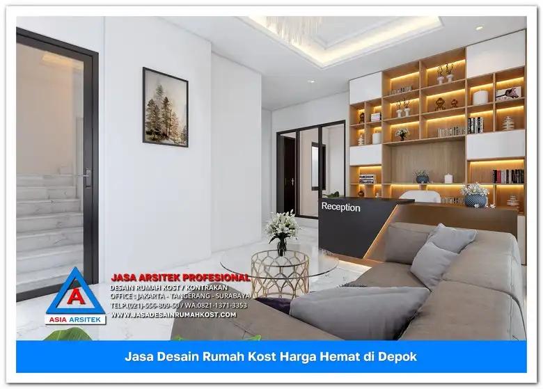 Jasa Desain Rumah Kost Harga Hemat di Bojongsari Depok