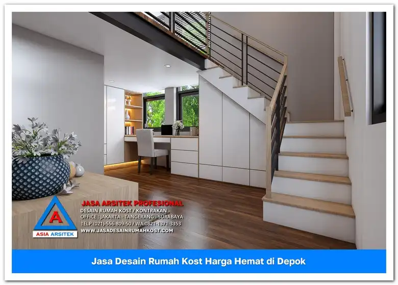 Jasa Desain Rumah Kost Harga Hemat di Bojongsari Depok
