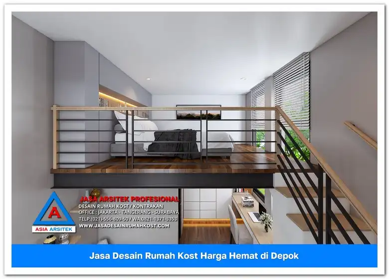 Jasa Desain Rumah Kost Harga Hemat di Bojongsari Depok