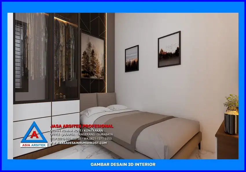 kamar kost Jasa Desain Rumah Kost Plus Pengawasan Proyek di Depok