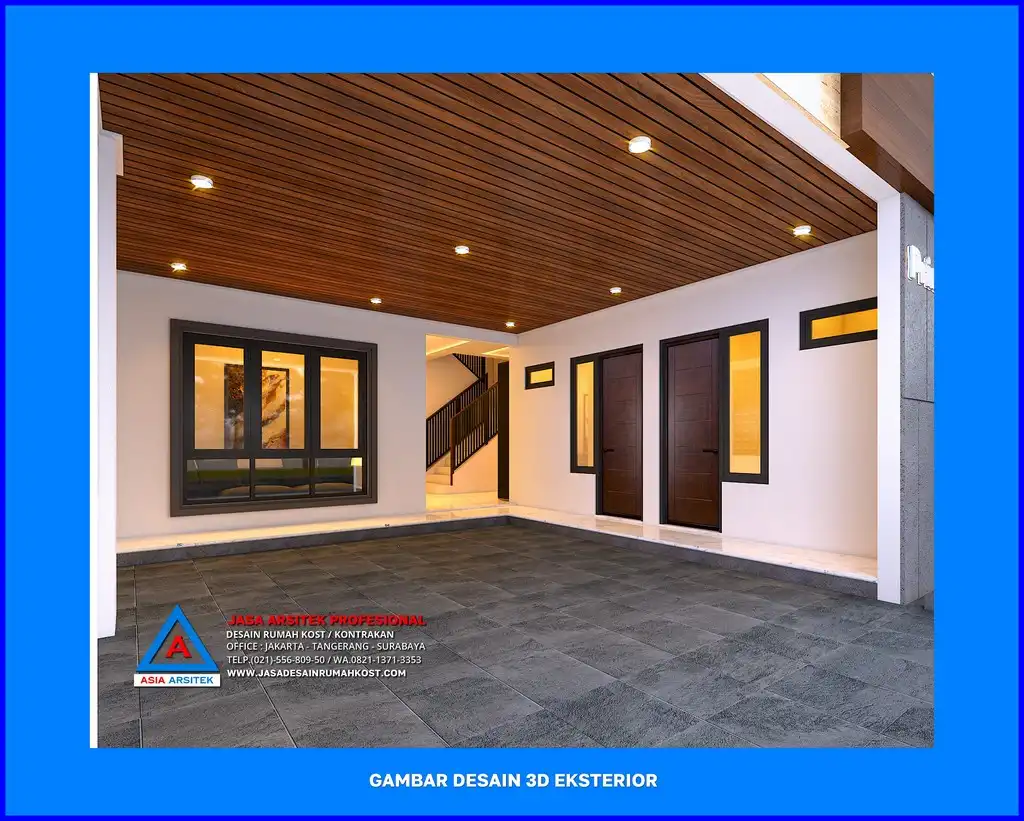 area parkir Jasa Desain Rumah Kost Plus Pengurusan Imb di Depok