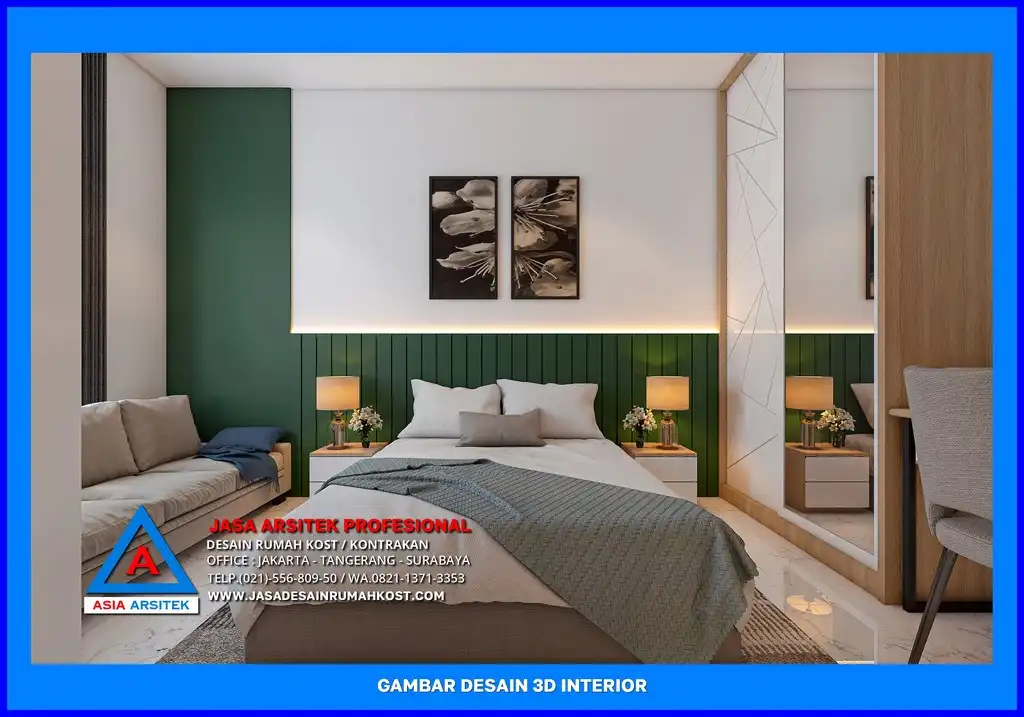 ruang tidur kost Jasa Desain Rumah Kost Plus Pengurusan Imb di Depok