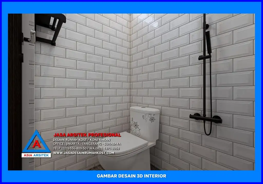 kamar mandi Jasa Desain Rumah Kost Plus Pengurusan Imb di Depok