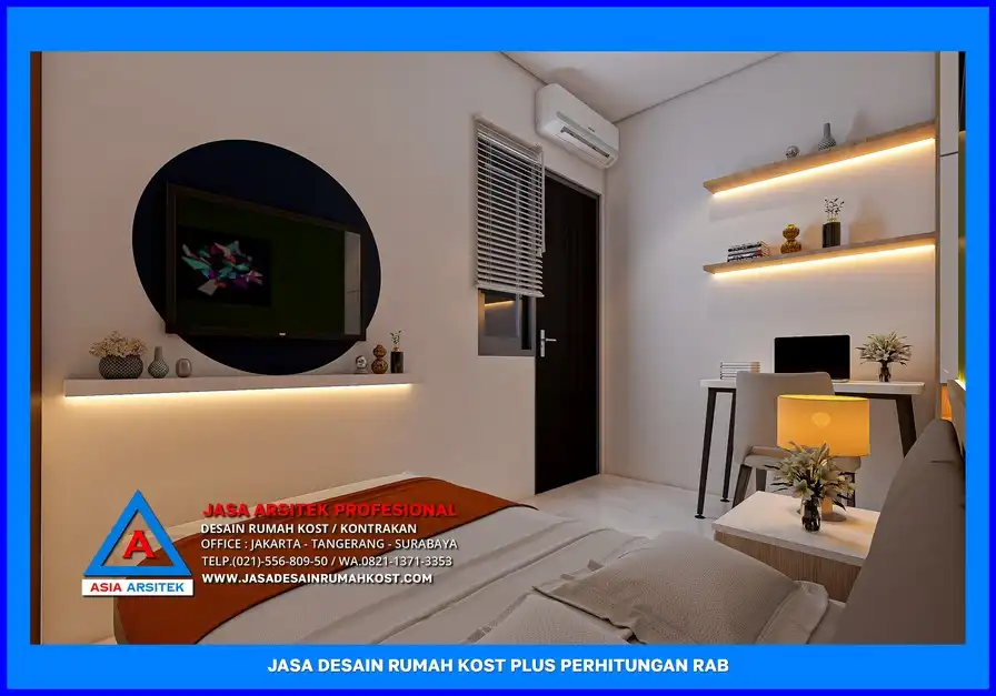 ruang belajar Jasa Desain Rumah Kost Plus Perhitungan Rab di Depok