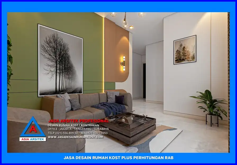 ruang tunggu Jasa Desain Rumah Kost Plus Perhitungan Rab di Depok