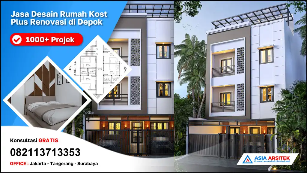 header Jasa Desain Rumah Kost Plus Renovasi di Depok