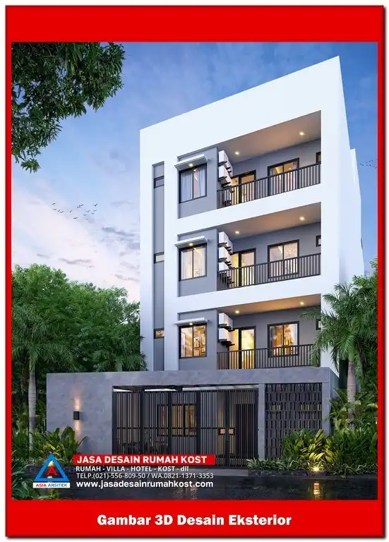 Jasa Desain Rumah Kost di Jaka Sampurna Bekasi