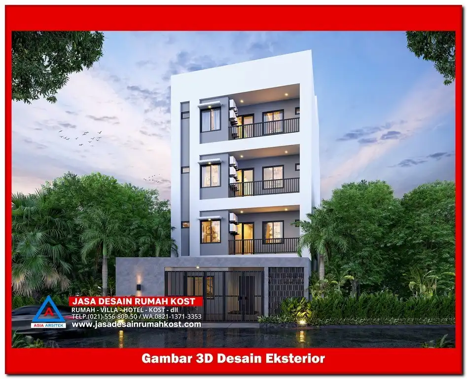 Jasa Desain Rumah Kost di Jaka Sampurna Bekasi