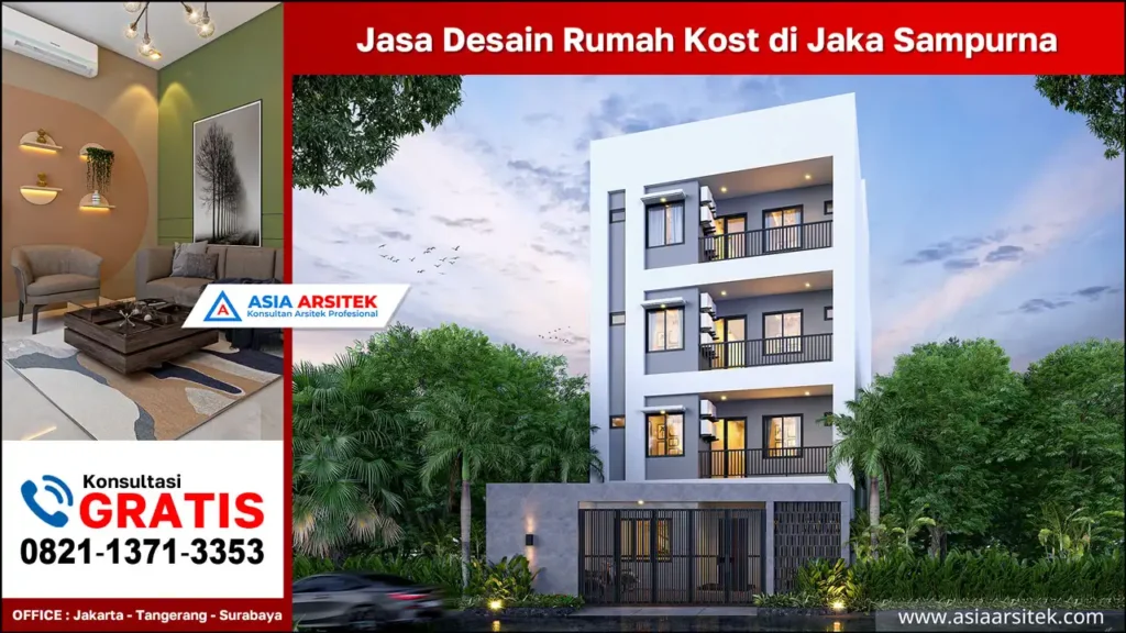 Jasa Desain Rumah Kost di Jaka Sampurna Bekasi