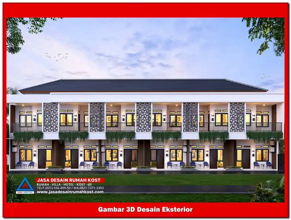 Jasa Desain Rumah Kost di Jakamulya Bekasi
