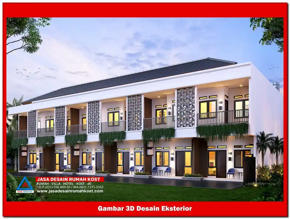 Jasa Desain Rumah Kost di Jakamulya Bekasi