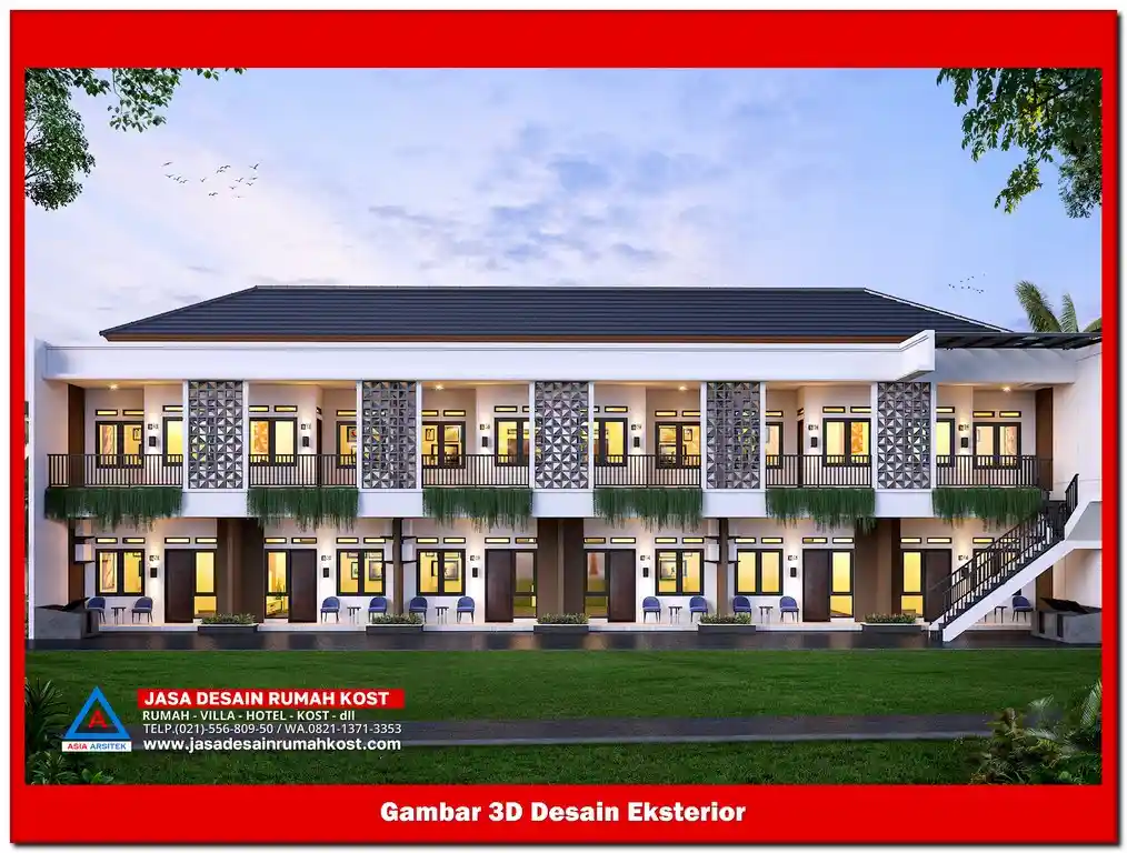Jasa Desain Rumah Kost di Jakamulya Bekasi