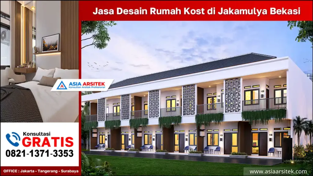 Jasa Desain Rumah Kost di Jakamulya Bekasi