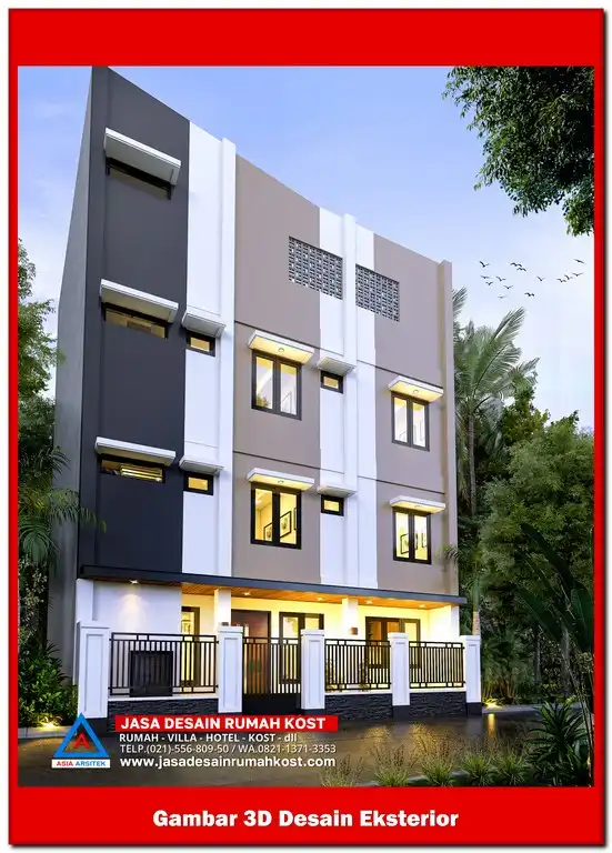 Jasa Desain Rumah Kost di Jakasetia Bekasi