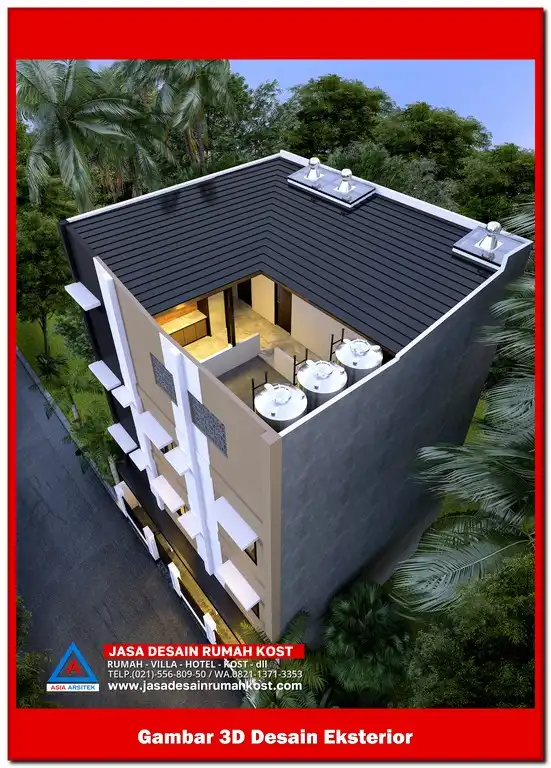 Jasa Desain Rumah Kost di Jakasetia Bekasi