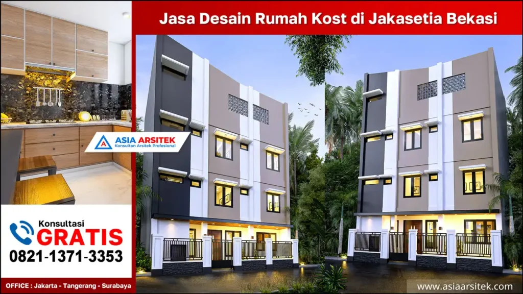 Jasa Desain Rumah Kost di Jakasetia Bekasi
