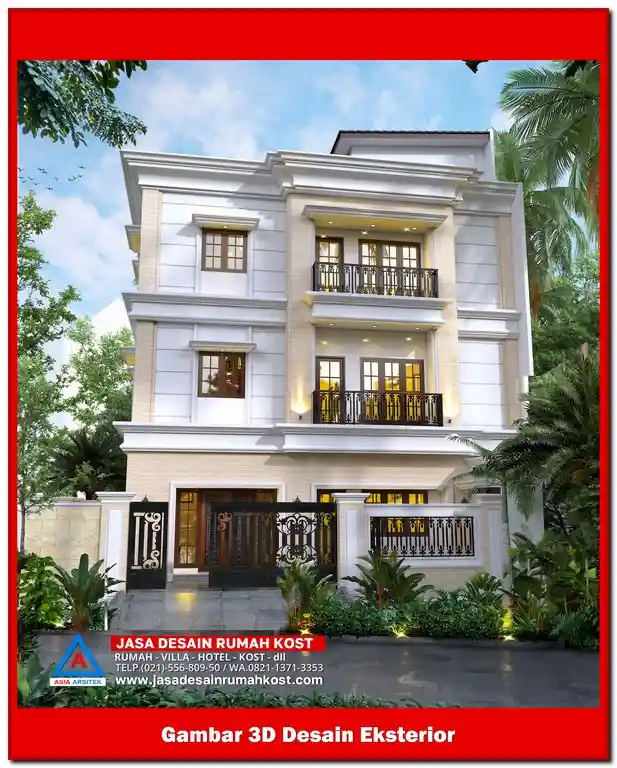 Jasa Desain Rumah Kost di Jatibening Baru Bekasi