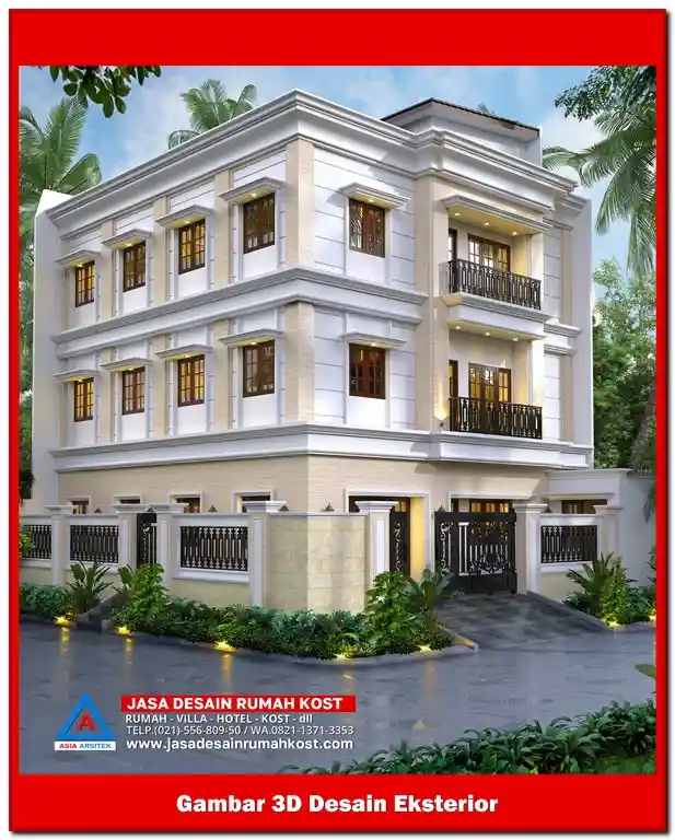 Jasa Desain Rumah Kost di Jatibening Baru Bekasi